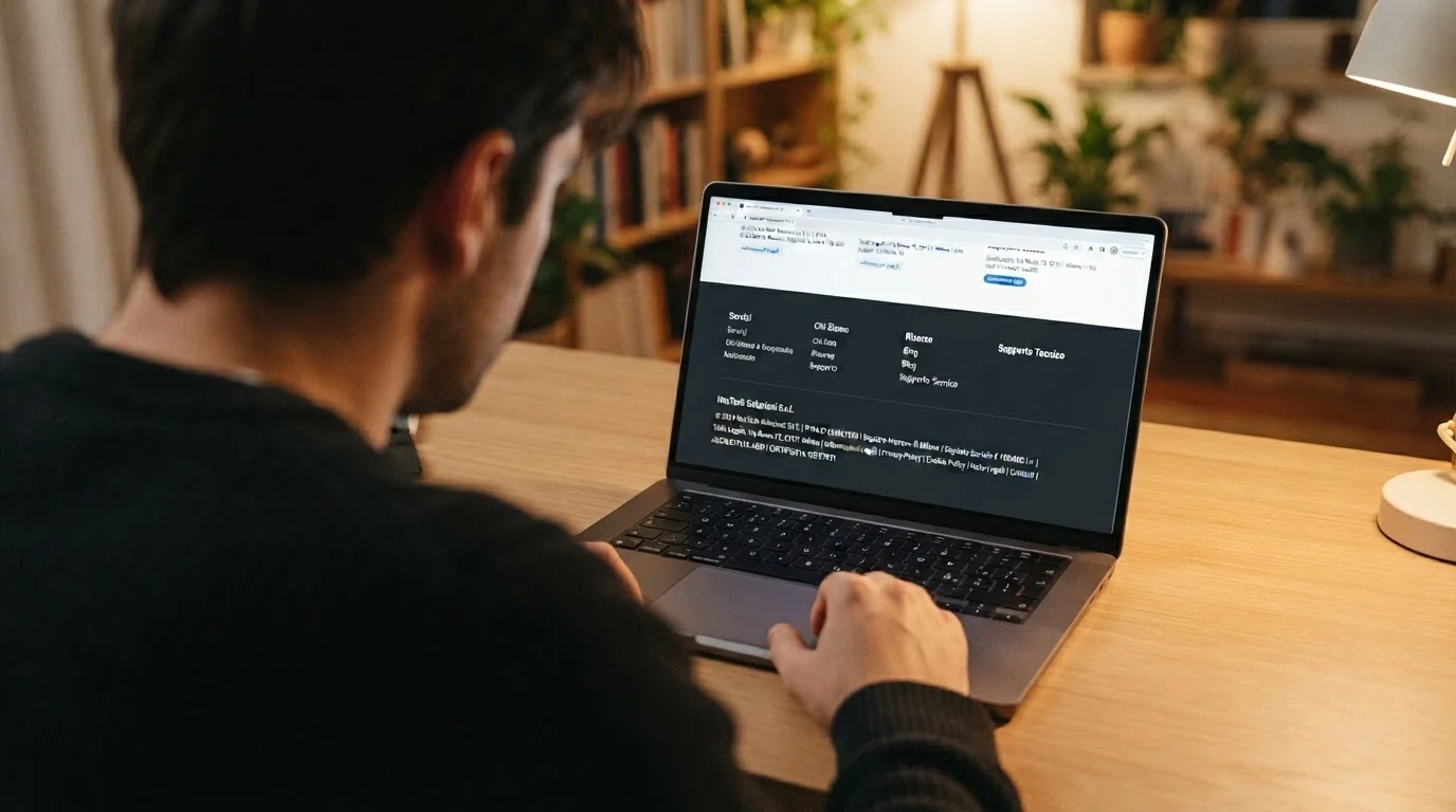 Footer di un sito di casinò online con il numero di concessione ADM e il logo dell'Agenzia delle Dogane e dei Monopoli in evidenza