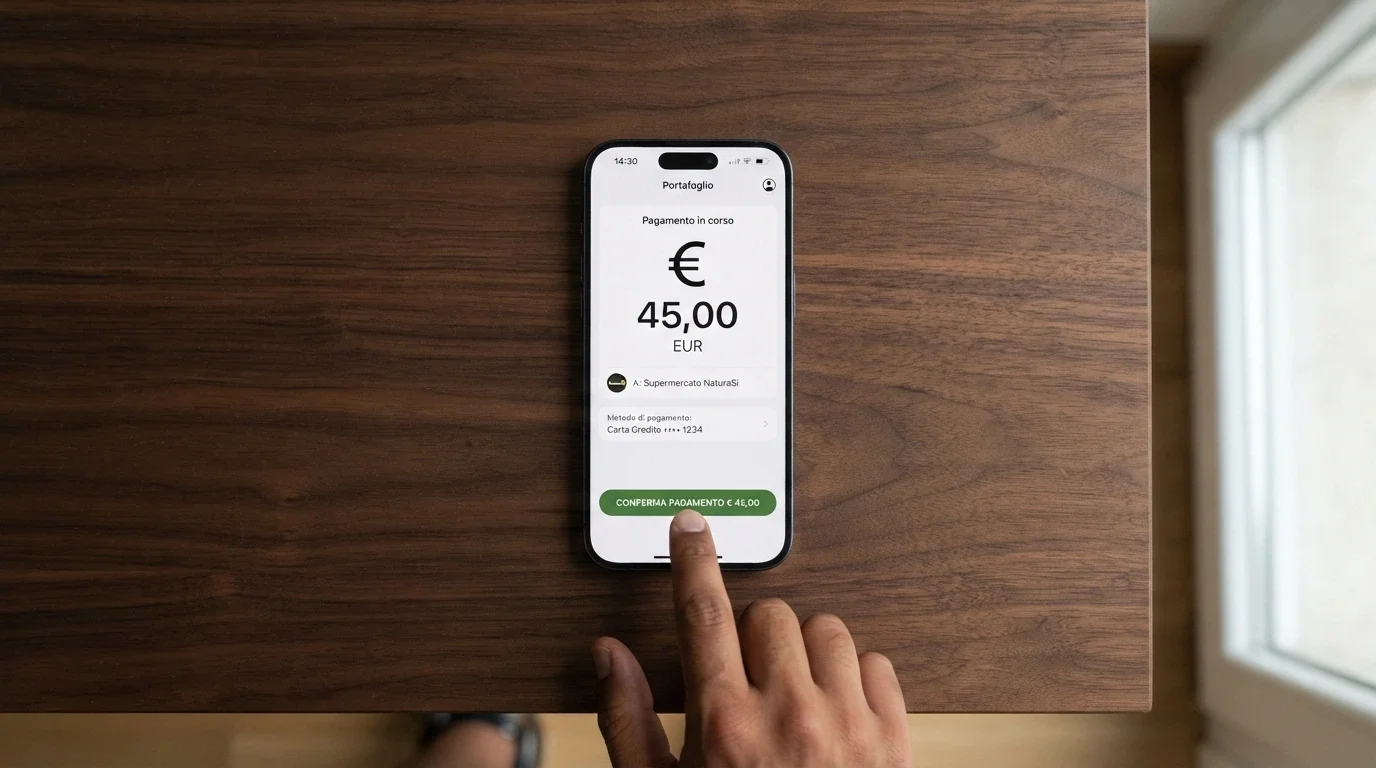 L'interfaccia di un wallet cryptocurrency su smartphone con una transazione BNB in uscita verso un indirizzo di deposito di un casinò online