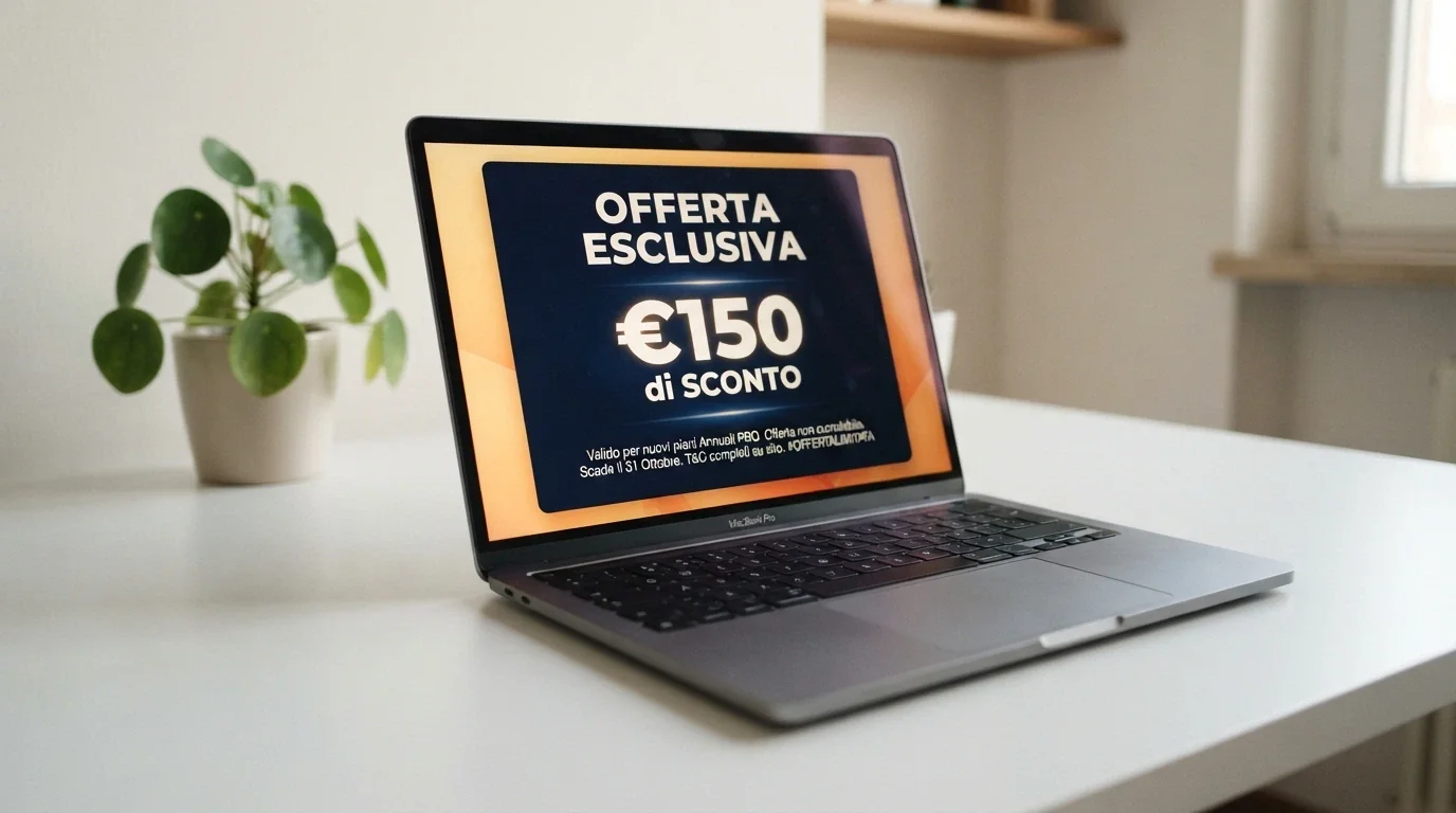 Un pannello promozionale di un casino online che mostra un bonus di benvenuto con la cifra in evidenza e le condizioni in caratteri più piccoli sotto
