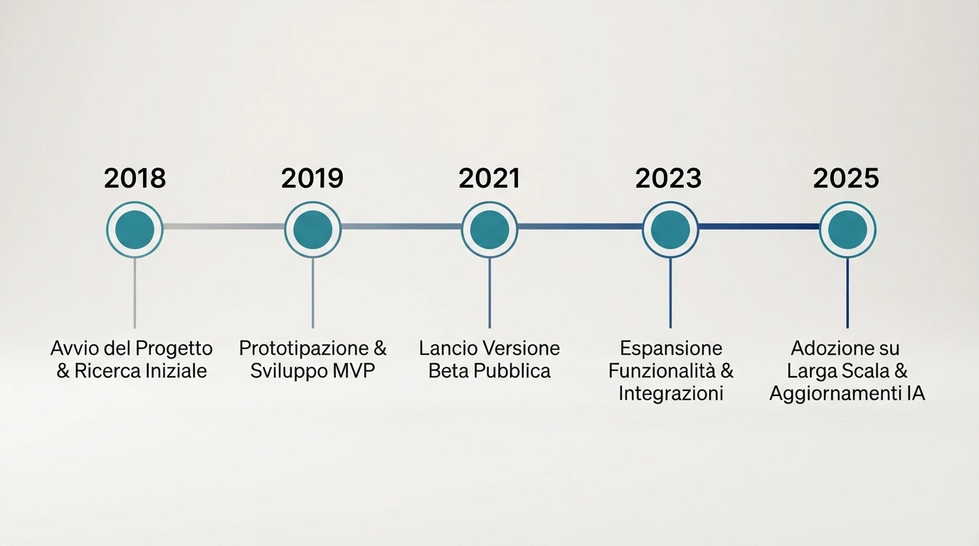 Una linea del tempo che va dal 2018 (Decreto Dignità) al 2026 con le tappe principali della riforma