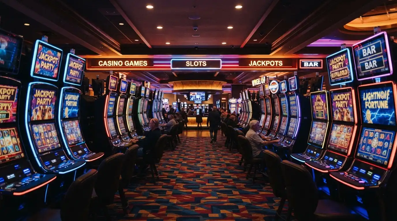 Catalogo di slot machine e giochi live in un casinò online non AAMS