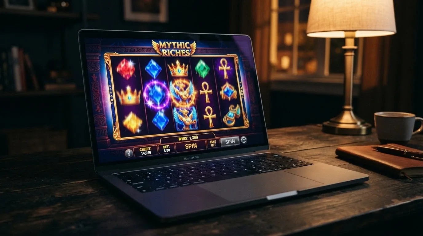 Slot machine online con rulli colorati, simboli e interfaccia di gioco Pragmatic Play